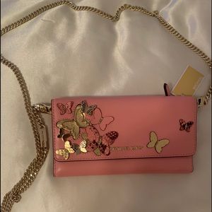 Pink butterfly Michael Kors purse